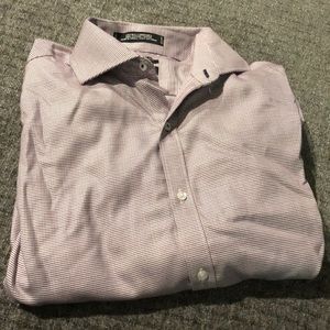 Lovely Red and Blue Houndstooth dress shirt!